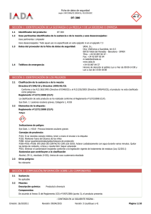 Ficha de datos de seguridad de `DT-300` (Versión 5)