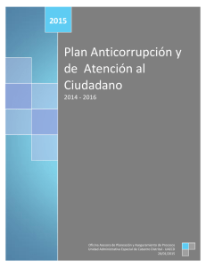 Plan Anticorrupción y de Atención al Ciudadano