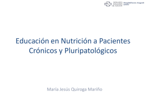 Educación en Nutrición a Pacientes Crónicos y