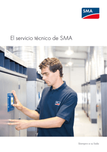 El servicio técnico de SMA