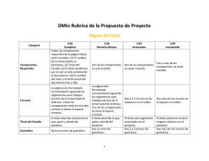 DMin Rubrica de la Propuesta de Proyecto