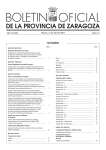 seccion segunda - Boletin Oficial de Aragón