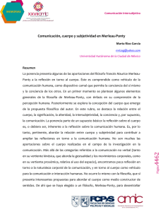 Comunicación, cuerpo y subjetividad en Merleau-Ponty