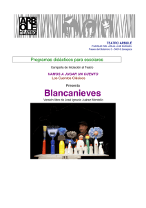Blancanieves - Teatro Arbolé
