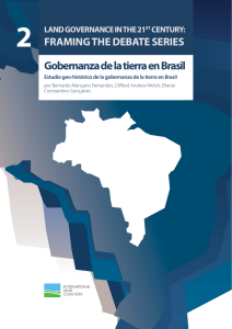 Gobernanza de la tierra en Brasil - UNESP : Campus de Presidente