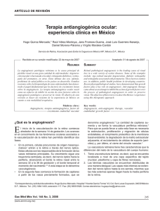 Terapia antiangiogénica ocular: experiencia clínica en México