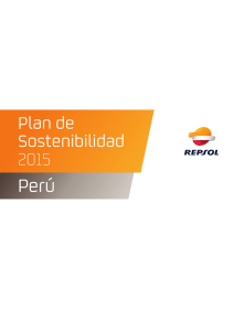 Plan de Sostenibilidad 2015 Perú