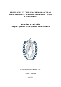 residencia en cirugia cardiovascular