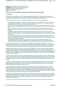 Page 1 of 10 CAMBIOS EN LA ACTIVIDAD FÍSICA Y DEPORTIVA