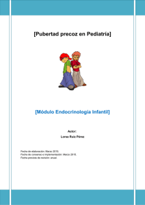 protocolo de pubertad precoz. sp - hgua 2015
