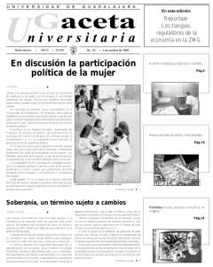 pagina 1. - La gaceta de la Universidad de Guadalajara