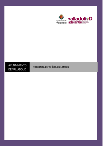 Programa Vehículos Limpios - Ayuntamiento de Valladolid