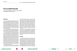 RM de las Lesiones Musculares