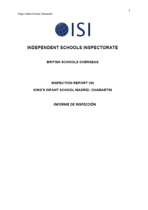 2014 Chamartín ISI Report