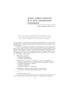 ¿Cómo analizar sentencias de la Corte Constitucional Colombiana?