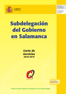 Subdelegación del Gobierno en Salamanca Carta de Servicios