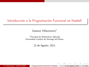 Introducción a la Programación Funcional en Haskell