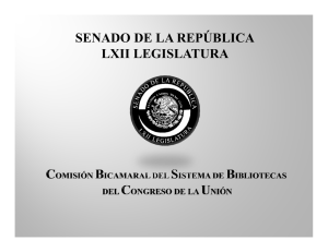 Programa de Trabajo de la Comisión Primer Año de Ejercicio, LXII