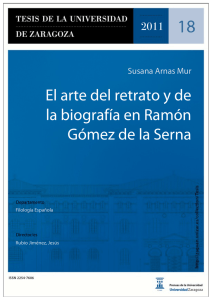 El arte del retrato y de la biografía en Ramón Gómez de la Serna