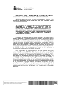 Acuerdo de Gobierno de Adhesión al Compartimento de Facilidad