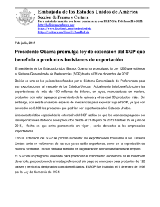 06-07 Extensión del SGP para Bolivia