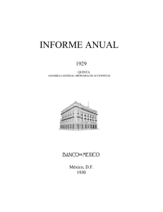 Informe Anual 1929