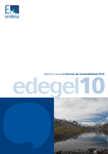 Memoria anual e Informe de Sostenibilidad 2010