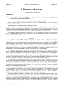 Decreto Legislativo 1/2004, de 9 de julio
