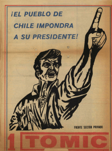 ¡EL PUEBLO DE CHILE IMPONDRA A SU PRESIDENTE!