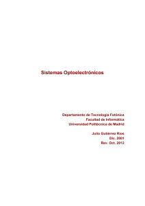 Sistemas Optoelectrónicos - tecnología fotónica y bioingeniería