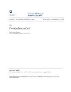 Desobediencia Civil - Research Online