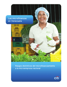 Estudio sobre Microfinanzas en Venezuela