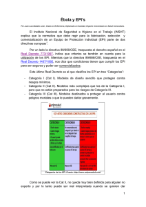 (EPI) frente al Ébola - Colegio Profesional de Enfermería de Valladolid