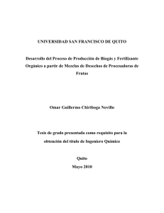 UNIVERSIDAD SAN FRANCISCO DE QUITO Desarrollo del