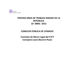 Comisión de Marco Legal del CTCT.