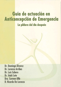 introducción - Sociedad Española de Contracepción
