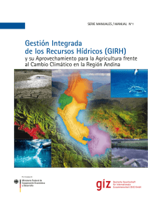 Gestión Integrada de los Recursos Hídricos (GIRH)