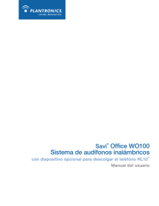 Savi® Office WO100 Sistema de audífonos inalámbricos