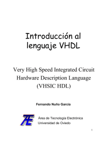 Introducción al lenguaje VHDL