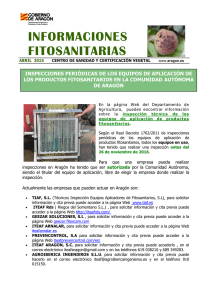 Información Fitosanitaria Abril 2015
