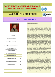 Diciembre 2014 - Sociedad Española de Educación Comparada