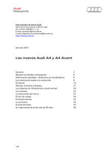 Los nuevos Audi A4 y A4 Avant