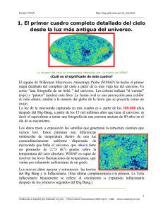 1. El primer cuadro completo detallado del cielo desde la luz más