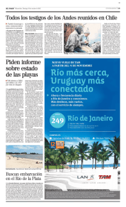 Diario El País Octubre 2012