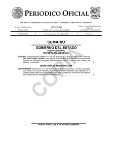 87 - Periodico Oficial - Gobierno del Estado de Tamaulipas