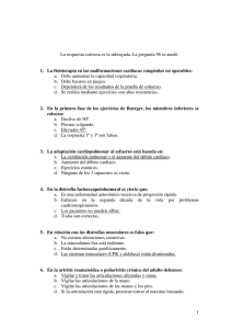 1 La respuesta correcta es la subrayada. La pregunta 96 se anuló. 1