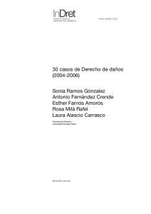 30 casos de Derecho de daños (2004