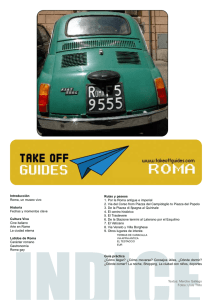 guía de Roma de Take Off Guides