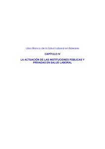 Libro Blanco de la Salud Laboral en Baleares - Istas