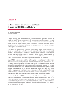 La financiación empresarial en Brasil: el papel del BNDES en el